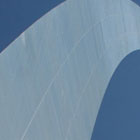 a portion of the St. Louis arch